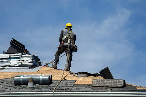 Professional Roofing technician working in Eskdale, WV
